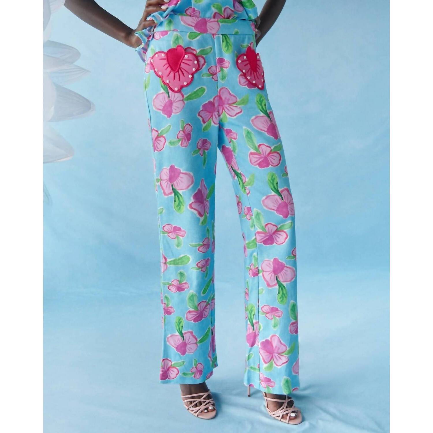 New Celia B Orchids Pants In Floral